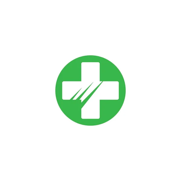 Modelo Logotipo Médico Ícone Vetor Ilustração Design —  Vetores de Stock