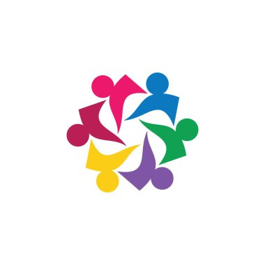 Evlat edinme ve toplumsal bakım logosu vektör resmetme tasarımı