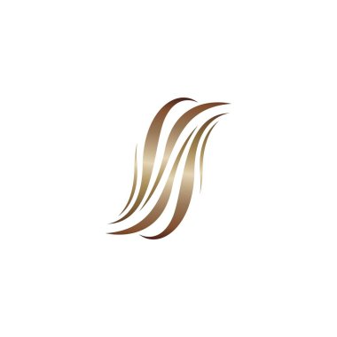 Kuaför logo şablonu vektör resimleme tasarımı