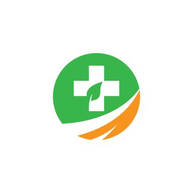 Tıbbi Logo şablon vektör illüstrasyon tasarımı