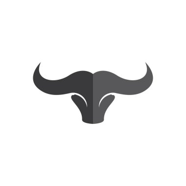 Boğa logo şablonu vektör resimleme tasarımı