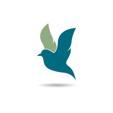 Dove Logo Şablonu vektör resimleme tasarımı