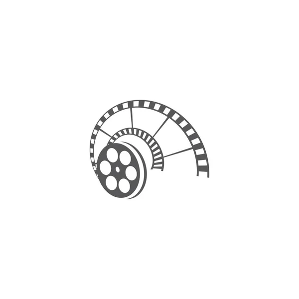 Filmstrip Vector Icono Ilustración Diseño — Archivo Imágenes Vectoriales