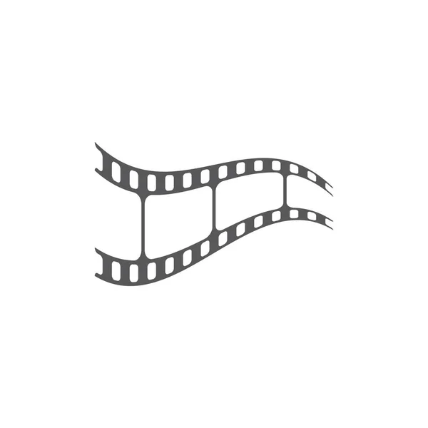 Filmstrip Vector Icono Ilustración Diseño — Archivo Imágenes Vectoriales