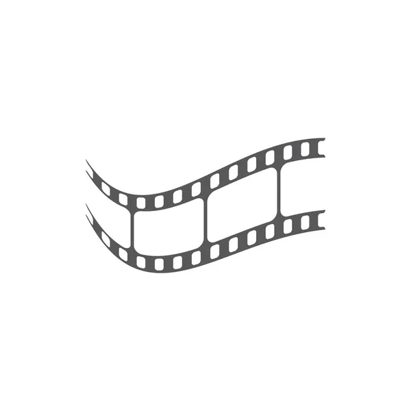 Filmstrip Vector Icono Ilustración Diseño — Vector de stock