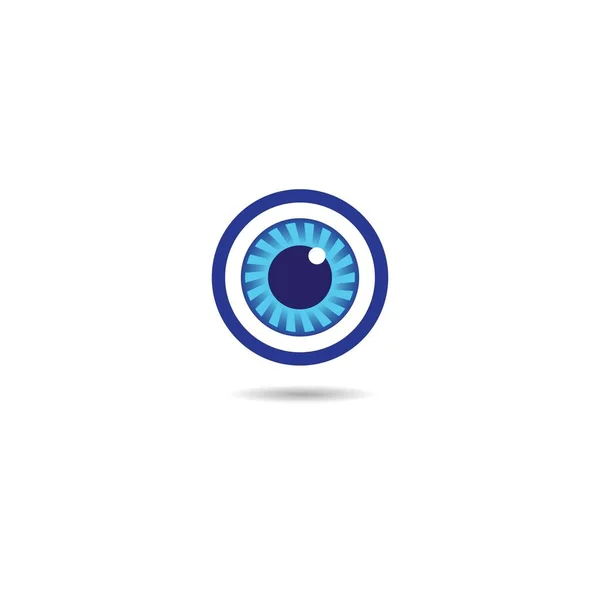 Identidade Marca Corporate Eye Care Design Logotipo Vetor — Vetor de Stock