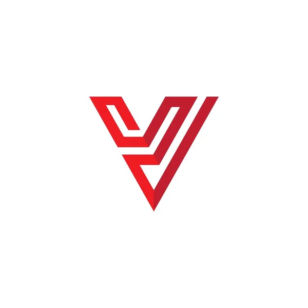 Lettre Logo Vectoriel Icône Illustration Design — Image vectorielle