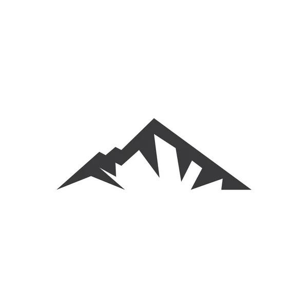 Mountain Logo Template Vector Pictogram Illustratie Ontwerp — Stockvector