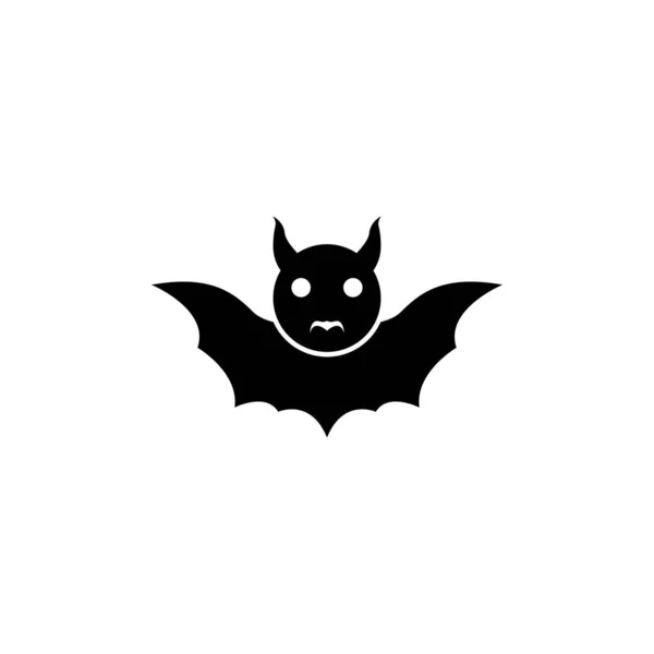 Bat Logo Template Vector Icon Illustration Design — Stock Vector