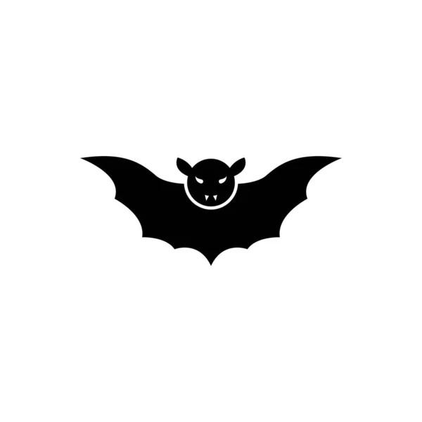 Σχεδιασμός Εικονογράφησης Εικονιδίου Φορέα Λογότυπου Νυχτερίδας — Διανυσματικό Αρχείο