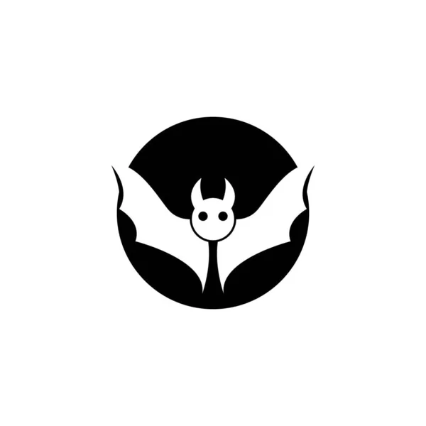 Bat Logo Template Vector Pictogram Illustratie Ontwerp — Stockvector