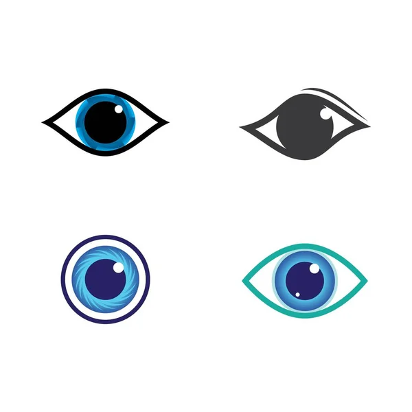 Identité Marque Corporate Eye Care Conception Logo Vectoriel — Image vectorielle