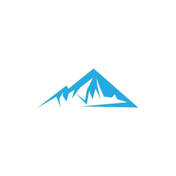 Mountain Logo Template Vector Pictogram Illustratie Ontwerp — Stockvector