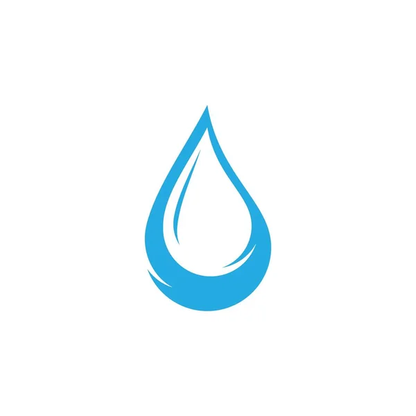 Water Drop Logo Template Vector Icon Illustration Design — Stock Vector