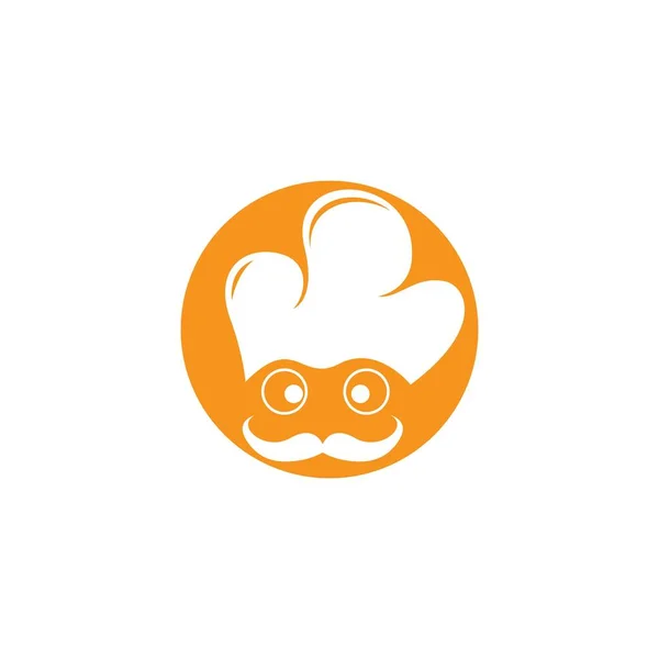 Chef Vector Pictogram Illustratie Ontwerp — Stockvector