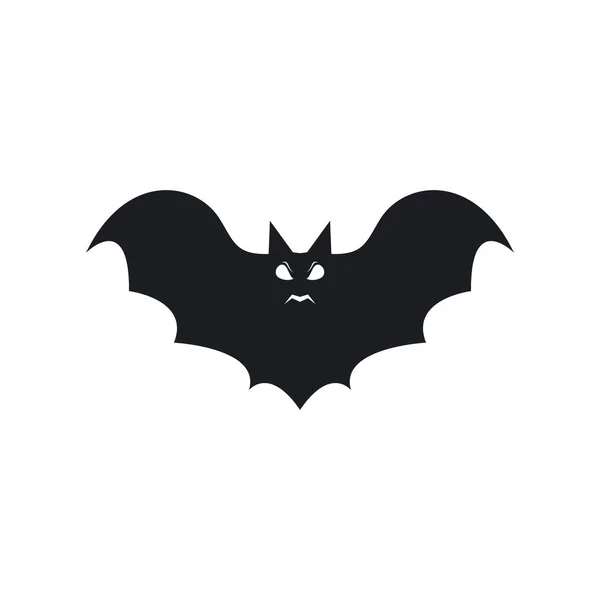 Bat Logotipo Modelo Vetor Ícone Ilustração Design —  Vetores de Stock