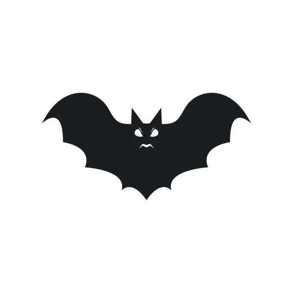 Bat Logo Modello Vettoriale Icona Illustrazione Design — Vettoriale Stock