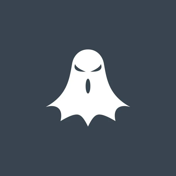Desenho Ilustração Ícone Vetor Fantasma —  Vetores de Stock