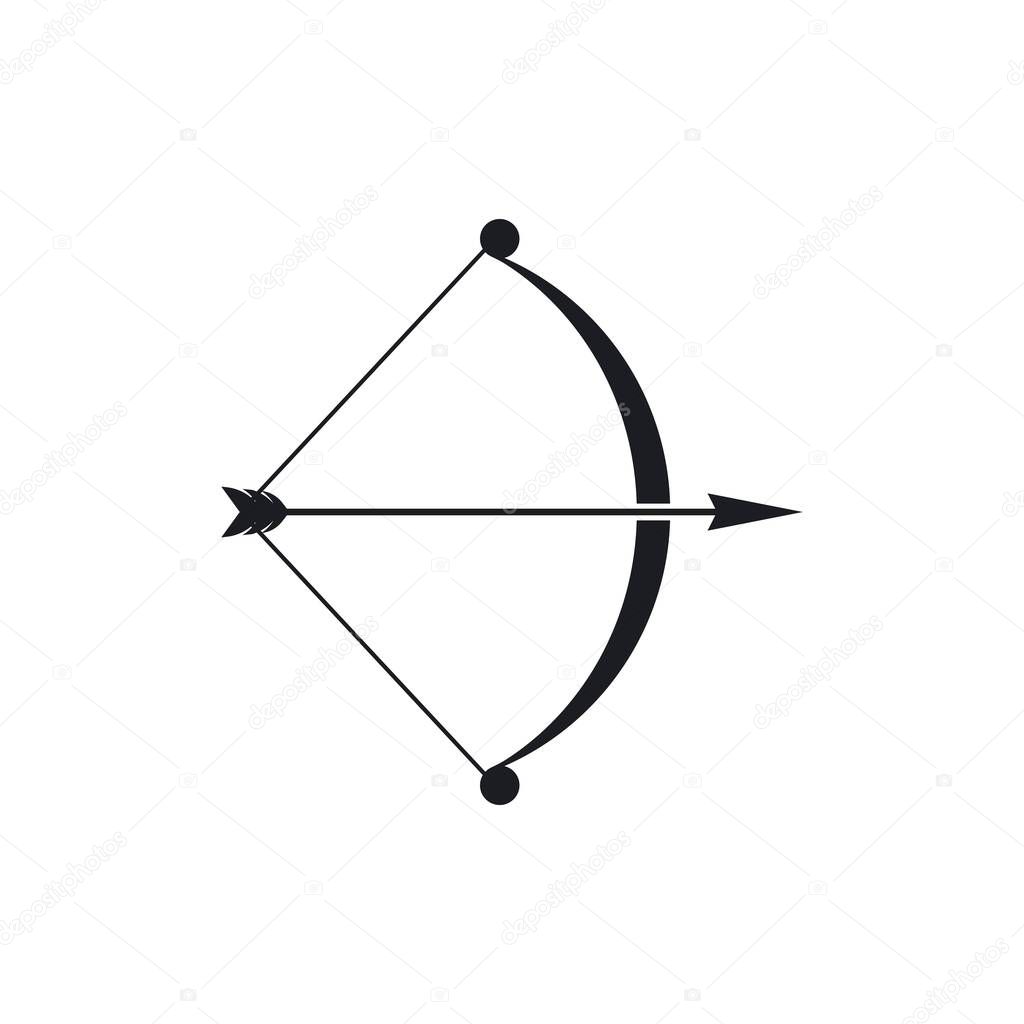 Archer logo vector icon illustration