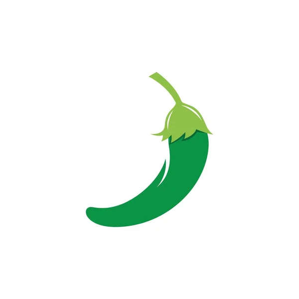 Chili Logo Vorlage Vektor Symbol Illustration Design — Stockvektor