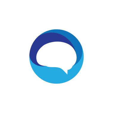 Beyin logosu şablon vektör illüstrasyon tasarımı