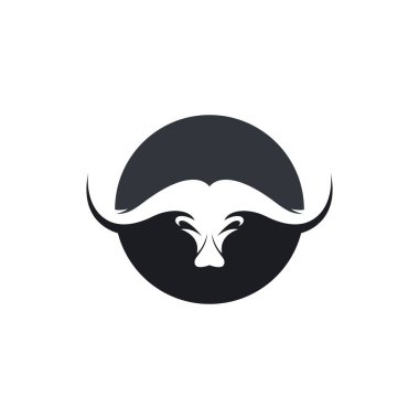 Boğa logo şablonu vektör resimleme tasarımı