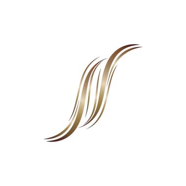 Kuaför logo şablonu vektör resimleme tasarımı