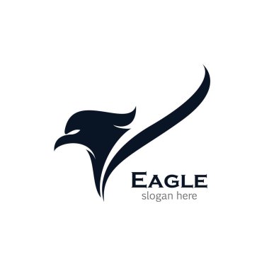 Kartal logo şablon vektör simgesi