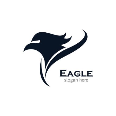 Kartal logo şablon vektör simgesi
