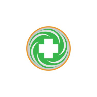 Tıbbi Logo şablon vektör illüstrasyon tasarımı