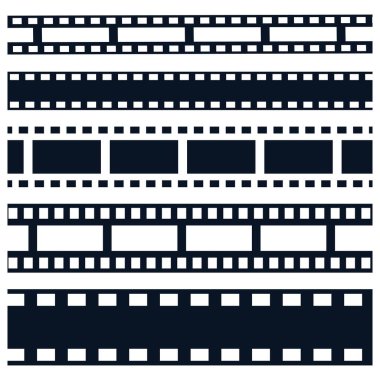 Film şeridi vektör illüstrasyon tasarımı