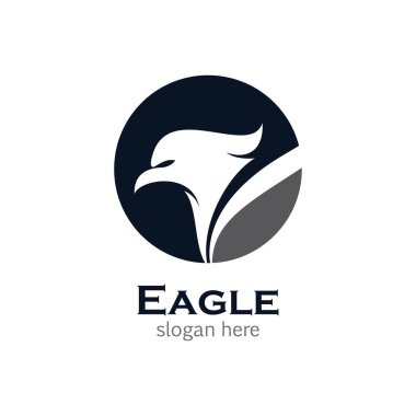Kartal logo şablon vektör simgesi