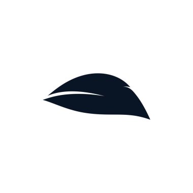 Tüy sembolü vektör illüstrasyon tasarımı