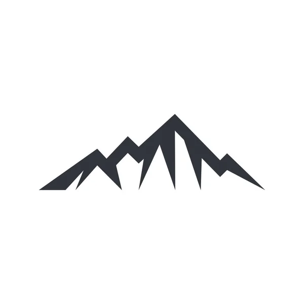 Mountain Logo Template Vector Pictogram Illustratie Ontwerp — Stockvector