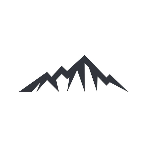 Mountain logo template vector icon illustration design