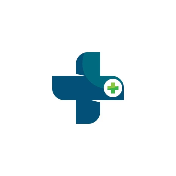 Modelo Logotipo Médico Ícone Vetor Ilustração Design —  Vetores de Stock