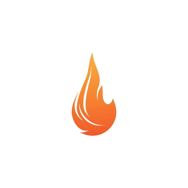 Дизайн Векторной Иконки Логотипа Fire Flame — стоковый вектор