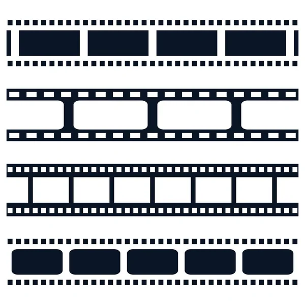 Filmstrip Vector Icono Ilustración Diseño — Vector de stock