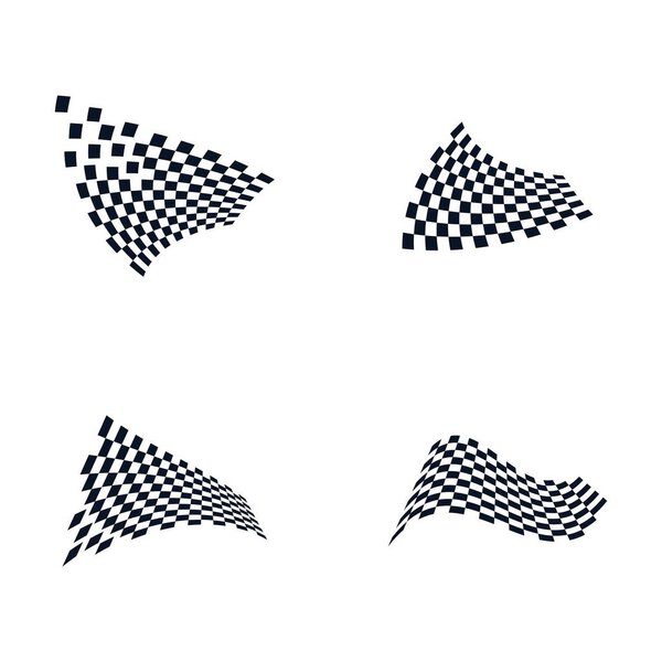 Конструкция векторной иконки флага