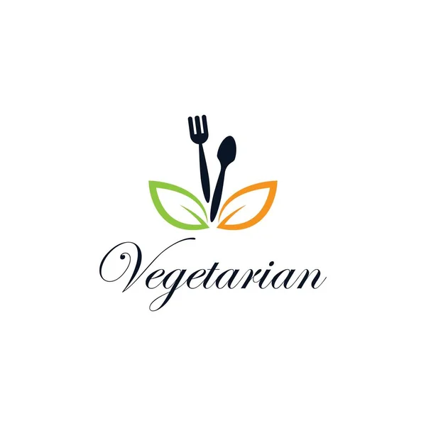 Vegetariano Vector Alimentos Icono Ilustración — Vector de stock