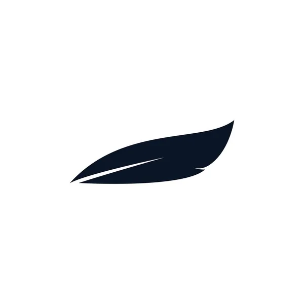 Feather Symbol Vector Icon Illustration Design — Stock Vector