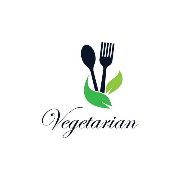 Vegetariano Vector Alimentos Icono Ilustración — Vector de stock