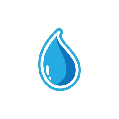 Su damlası vektör resimleme