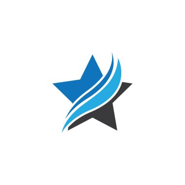 Yıldız vektör illüstrasyon tasarımı