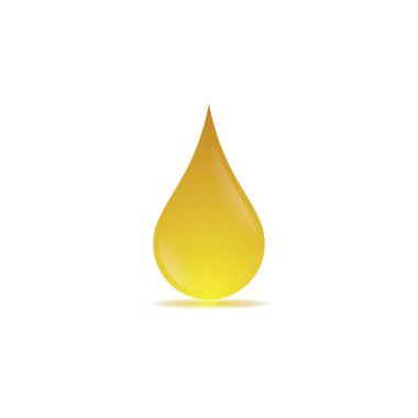 Yağ damlası ikon vektör çizimi tasarımı