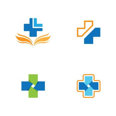 Tıbbi çapraz vektör resimleme tasarımı