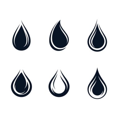 Yağ bırakma simgesi vektör illüstrasyon tasarımını ayarla