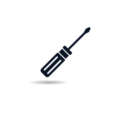 Tornavida simgesi vektör illüstrasyon tasarımı