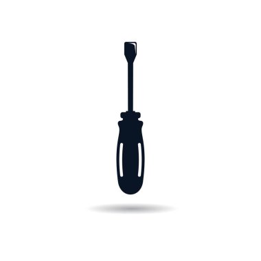 Tornavida simgesi vektör illüstrasyon tasarımı