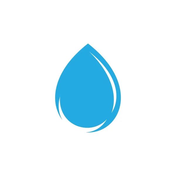 Water Drop Logo Template Vector Icon Illustration Design — Stock Vector